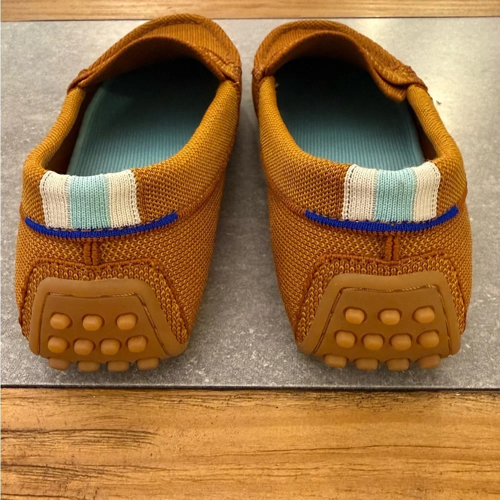 Rothy's The Driver Slip On Loafer Turmeric Mustard Orange Size 7.5 - Picture 6 of 12